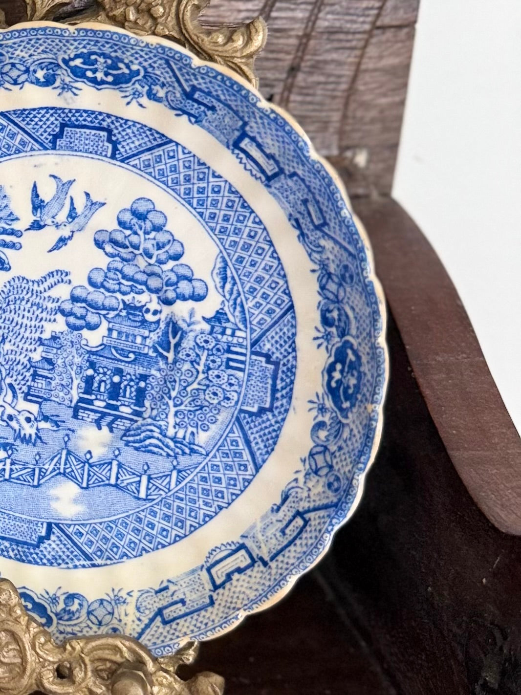 Vintage Gladstone China Blue & White Transferware Plates – Made in England