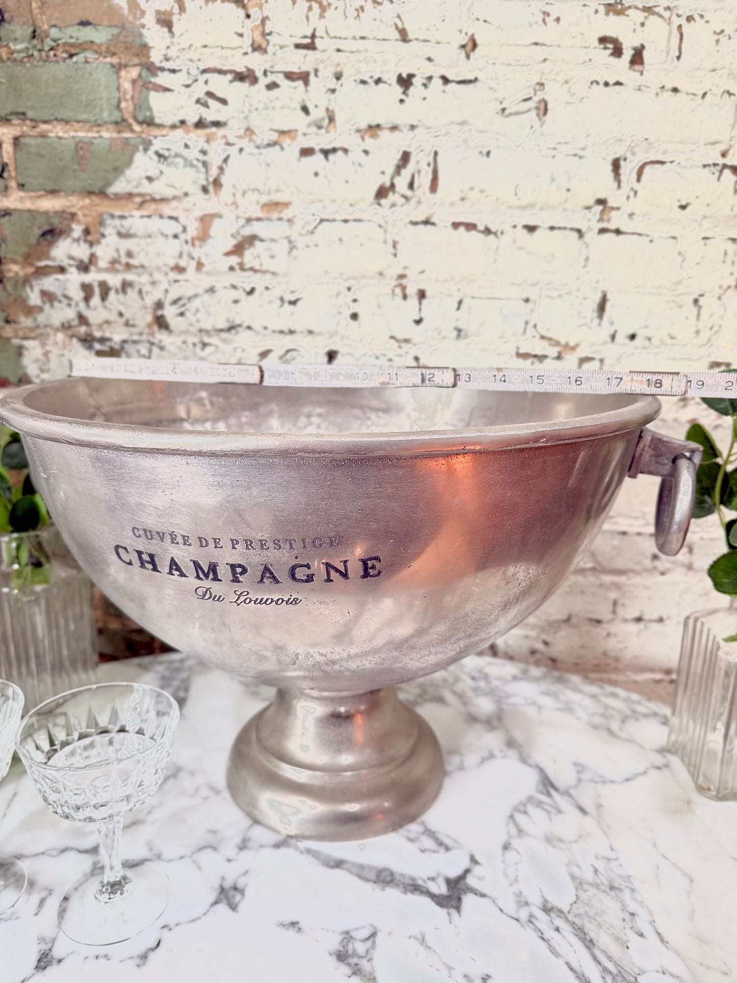 Oversized French Champagne Bucket “Cuvée de Prestige”