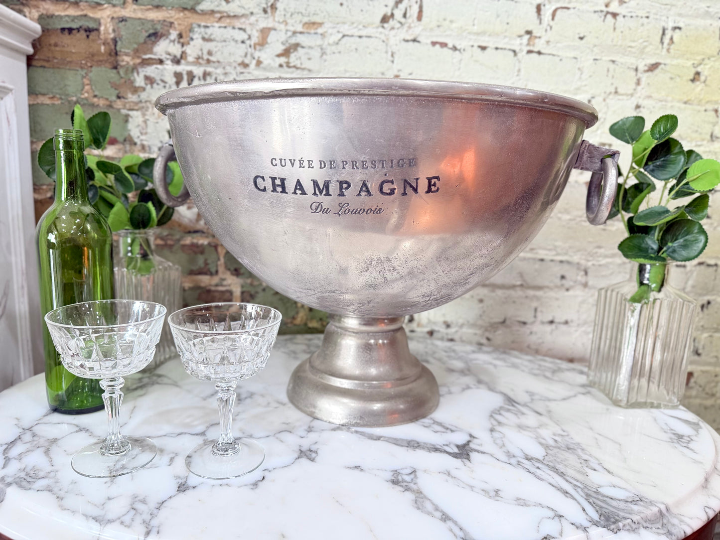Oversized French Champagne Bucket “Cuvée de Prestige”