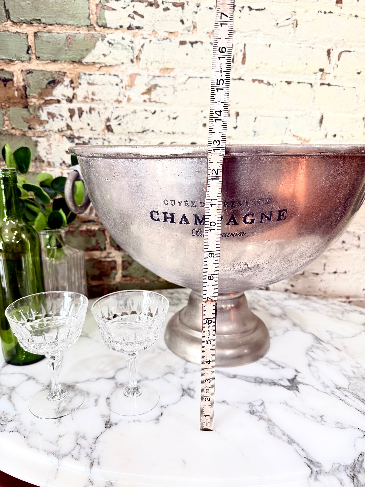Oversized French Champagne Bucket “Cuvée de Prestige”