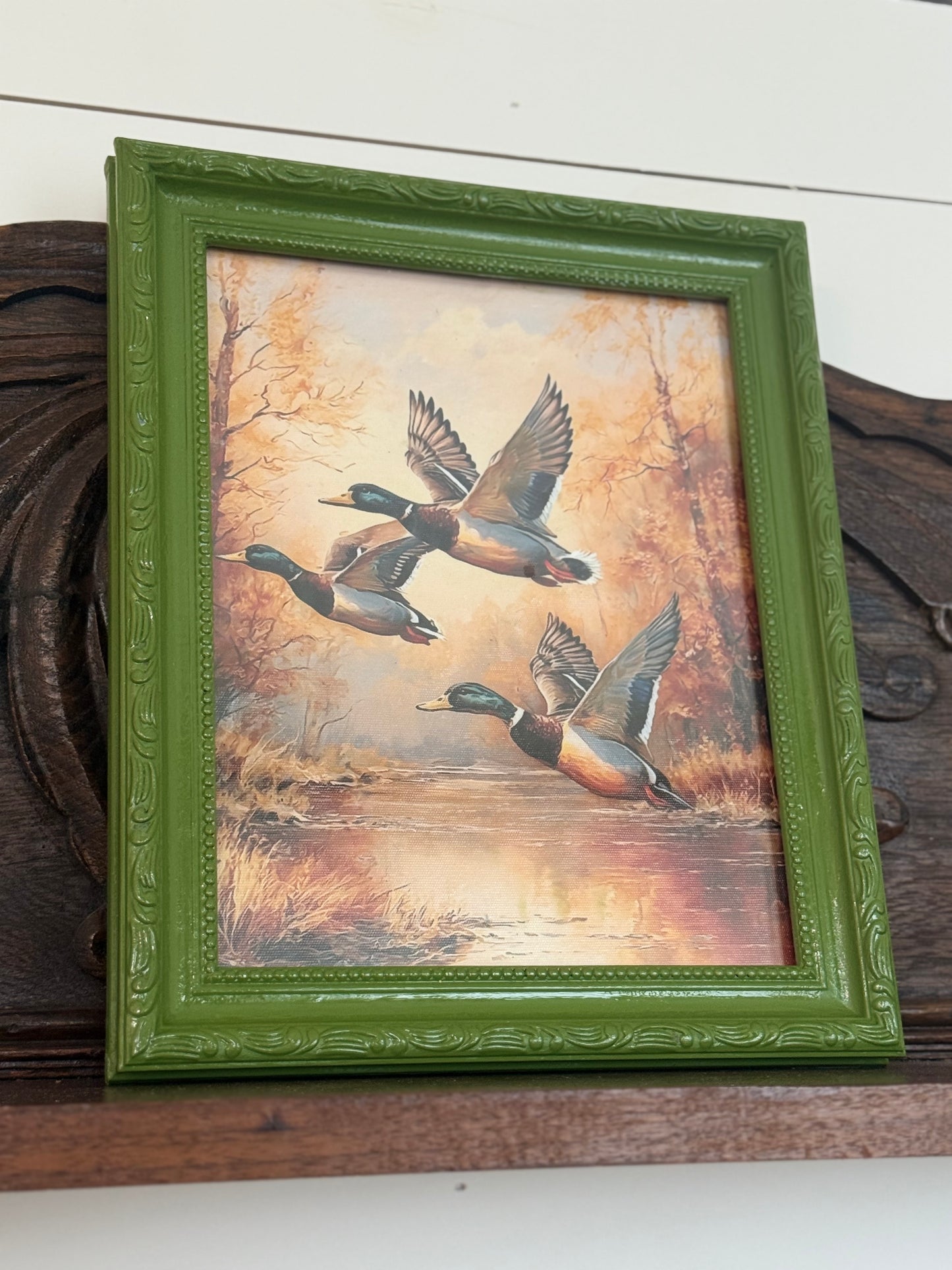 Framed Mallard Duck Wall Art