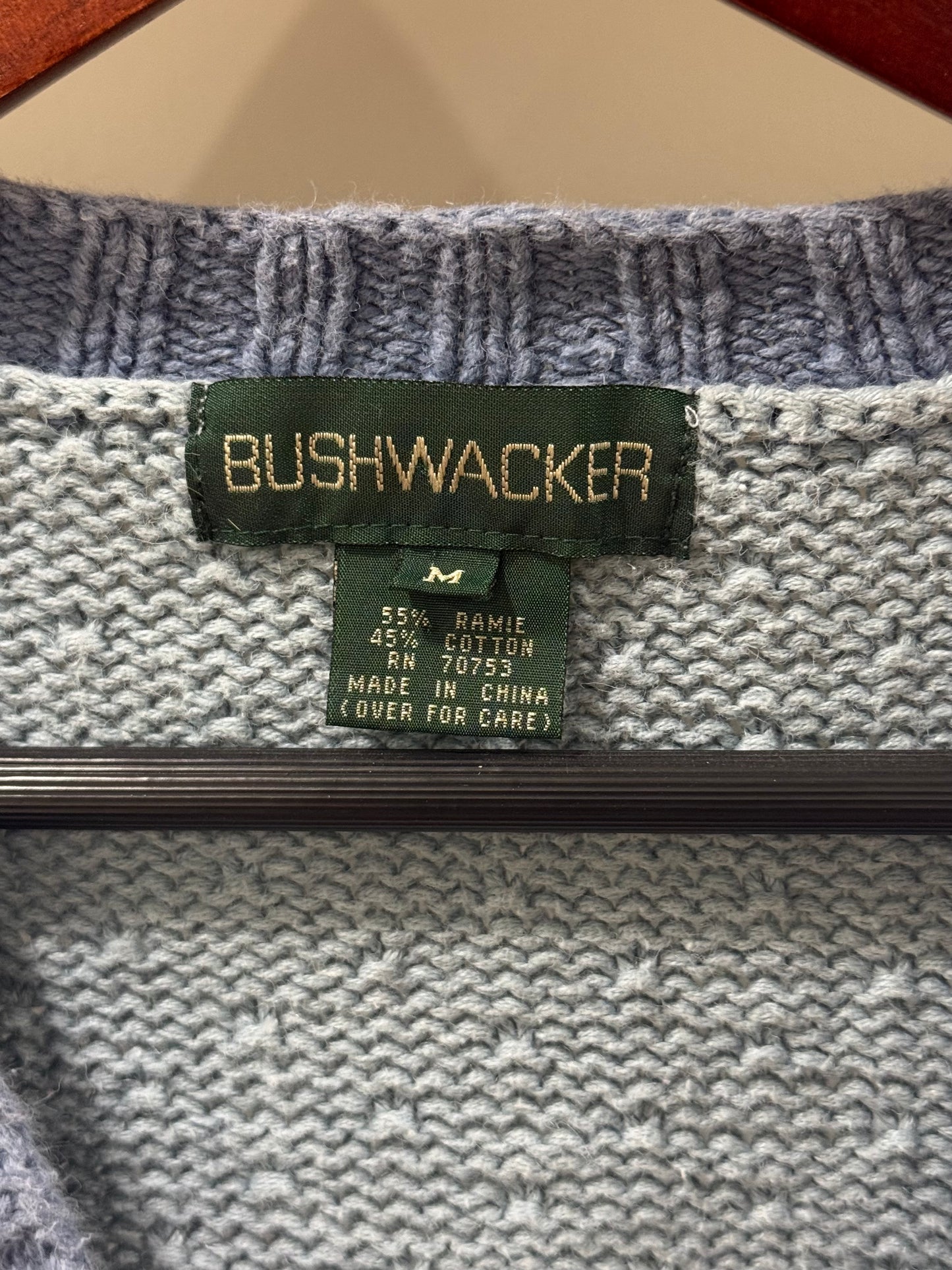 Bushwacker Vintage Floral Knit Cardigan | Medium