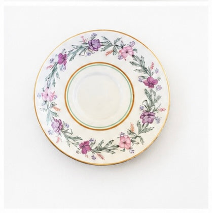 Vintage Floral Tea Cup Saucer
