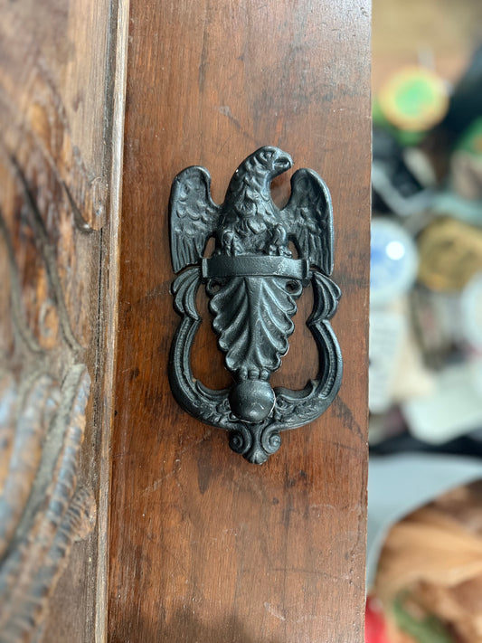 Vintage Cast Iron Eagle Door Knocker