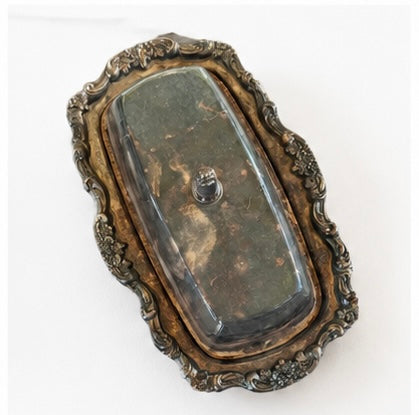 Vintage Silver Butter Dish