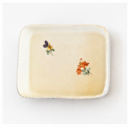Vintage Floral Ring Dish